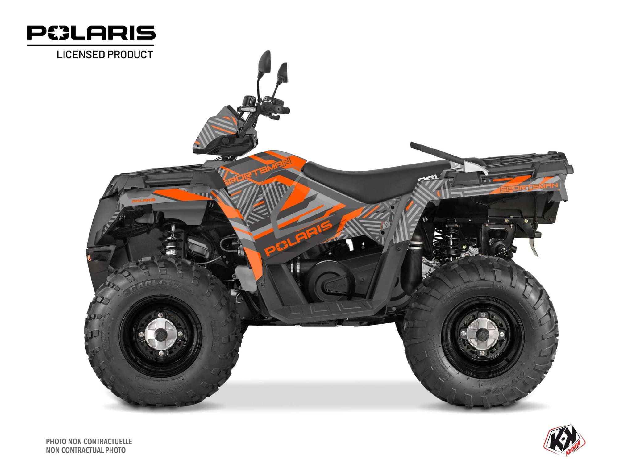 kit graphique quad polaris sportsman 570 touring epik gris