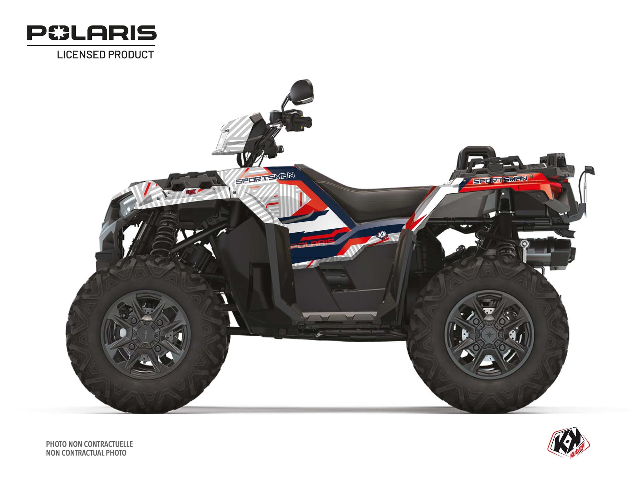 deko-set quad epik polaris 1000 sportsman xp s forest weiß | Polaris | Kutvek