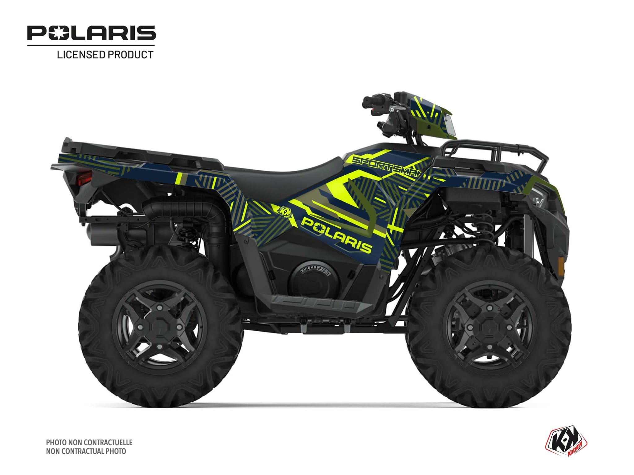kit graphique quad polaris sportsman 570 forest epik vert