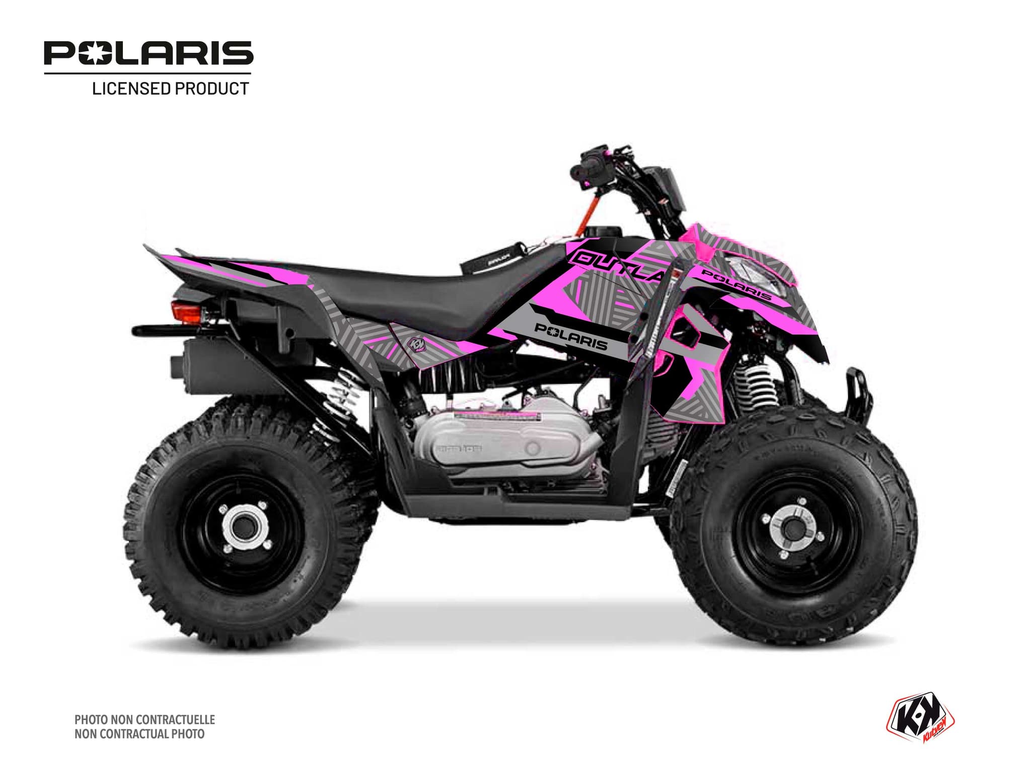 kit graphique quad polaris outlaw 110 epik rose