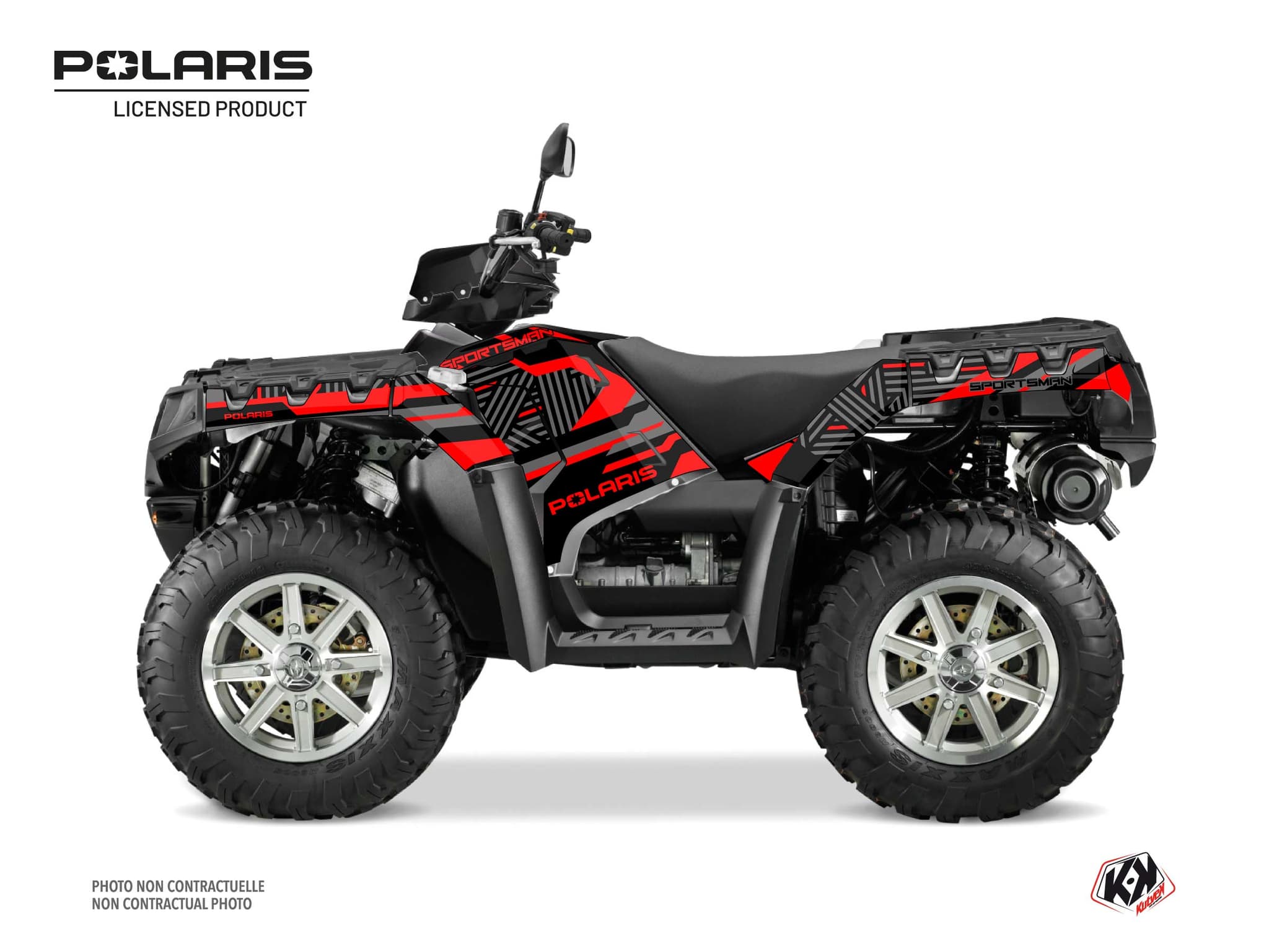 kit graphique quad polaris sportsman 1000 xp touring epik noir