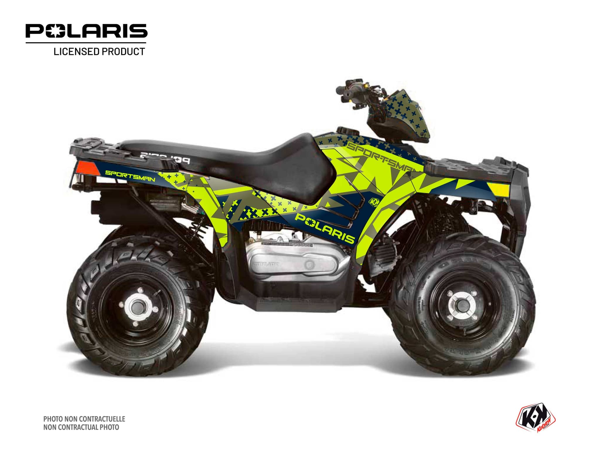 kit graphique quad polaris sportsman 90 stun vert | Polaris | Kutvek