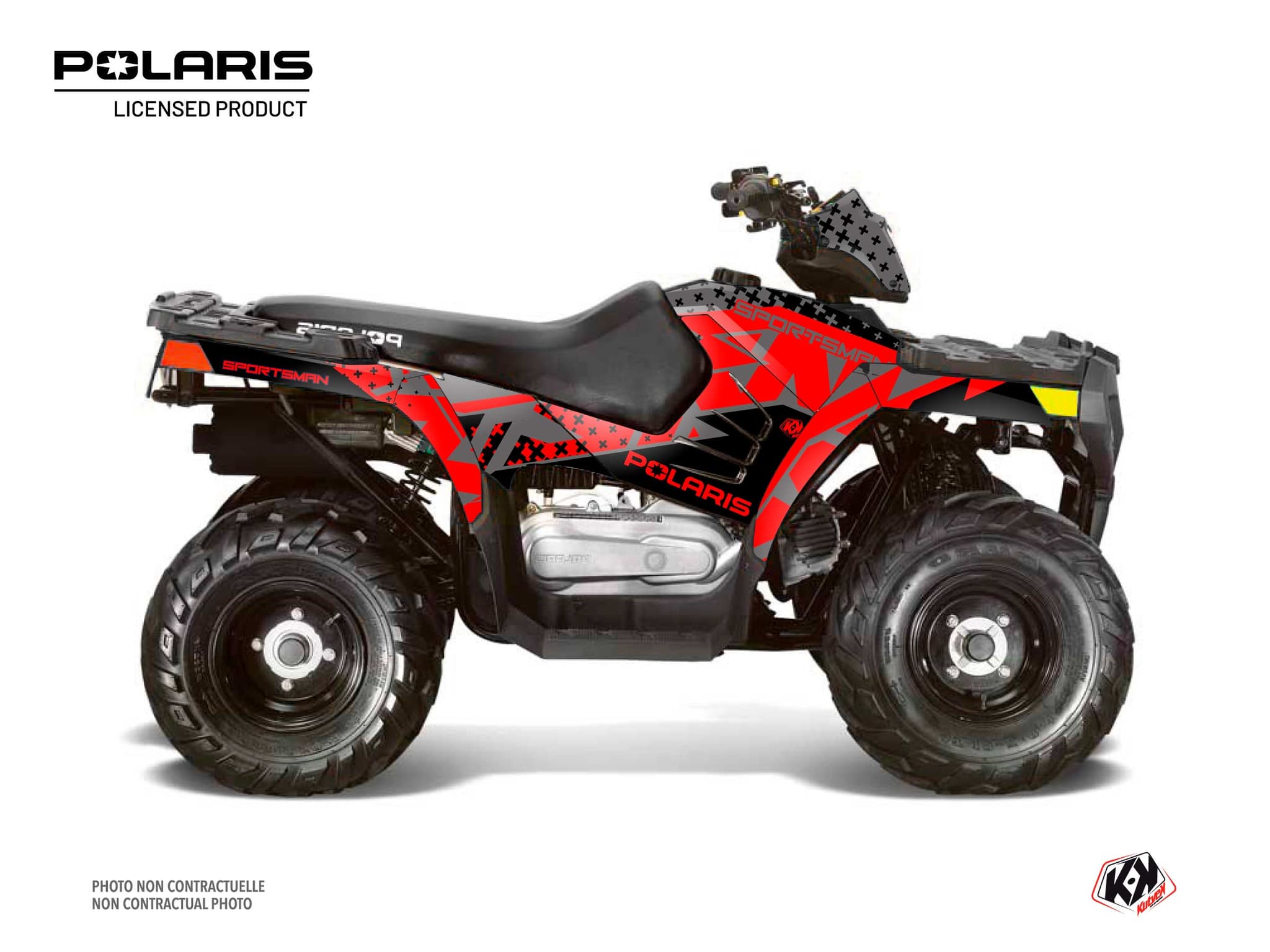 deko-set quad stun polaris 90 sportsman schwarz | Polaris | Kutvek
