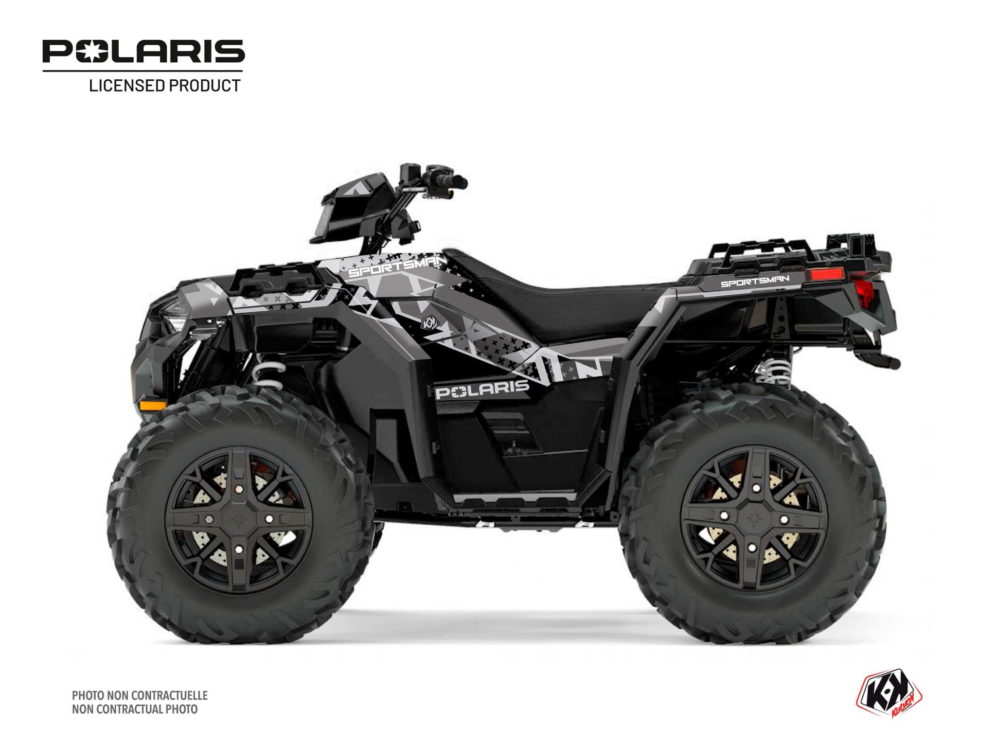 kit graphique quad polaris sportsman 1000 xp stun gris