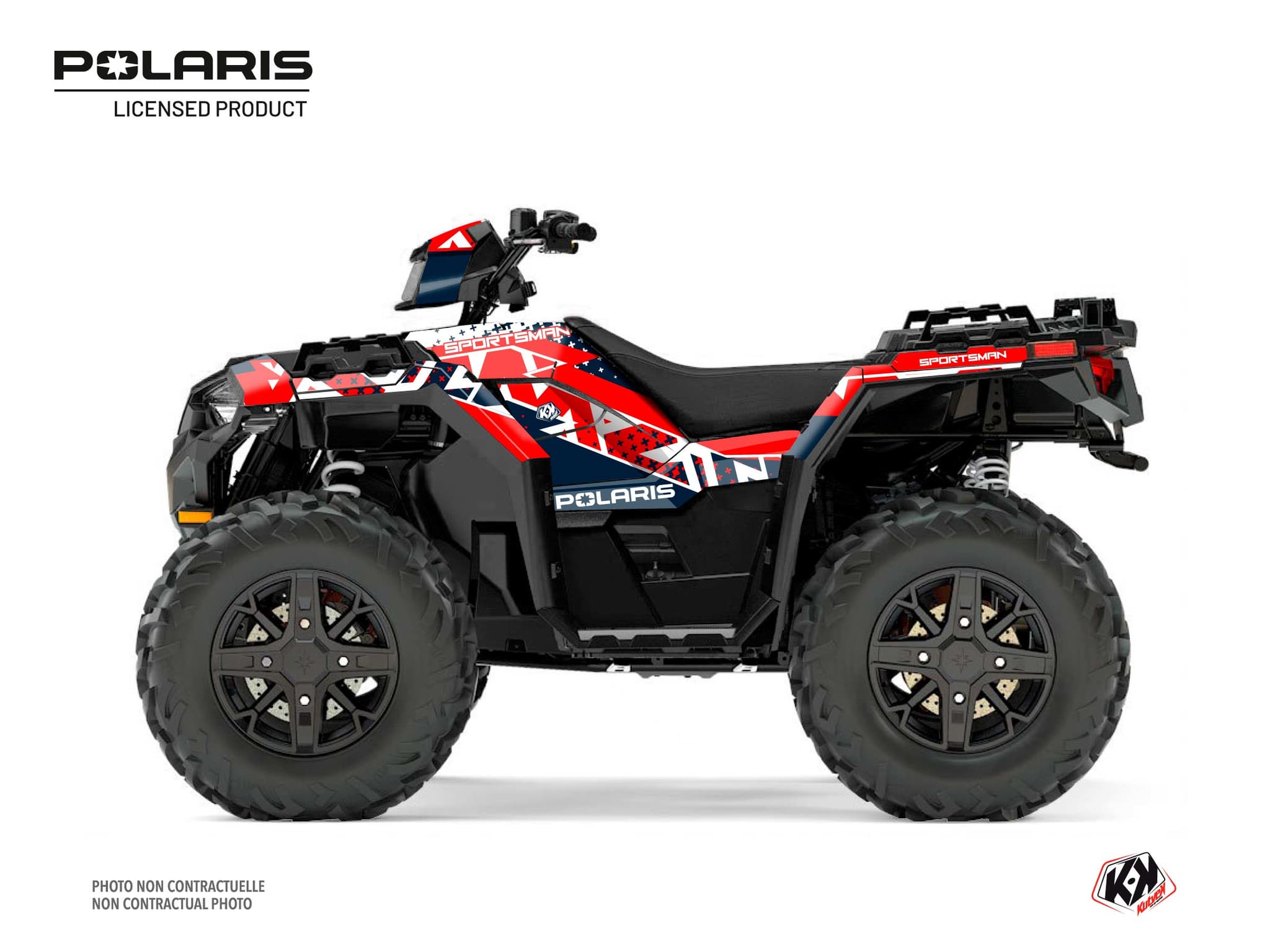 kit de decoración quad polaris sportsman 850 stun blanco | Polaris | Kutvek