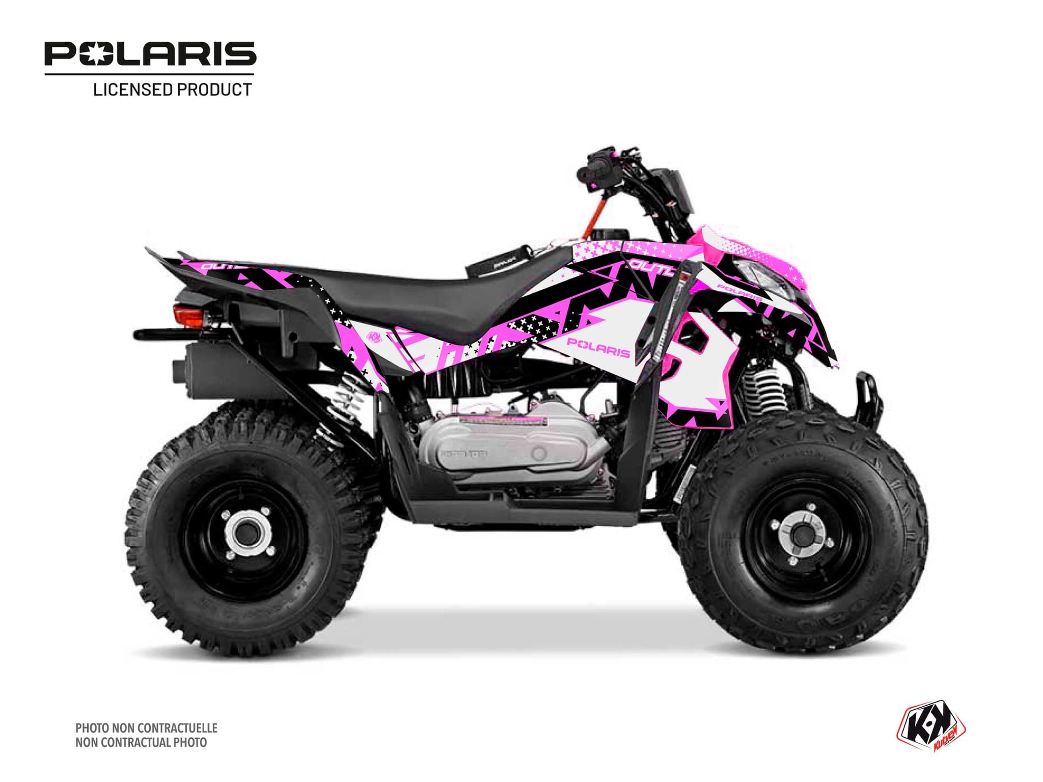 kit graphique quad polaris outlaw 110 stun rose