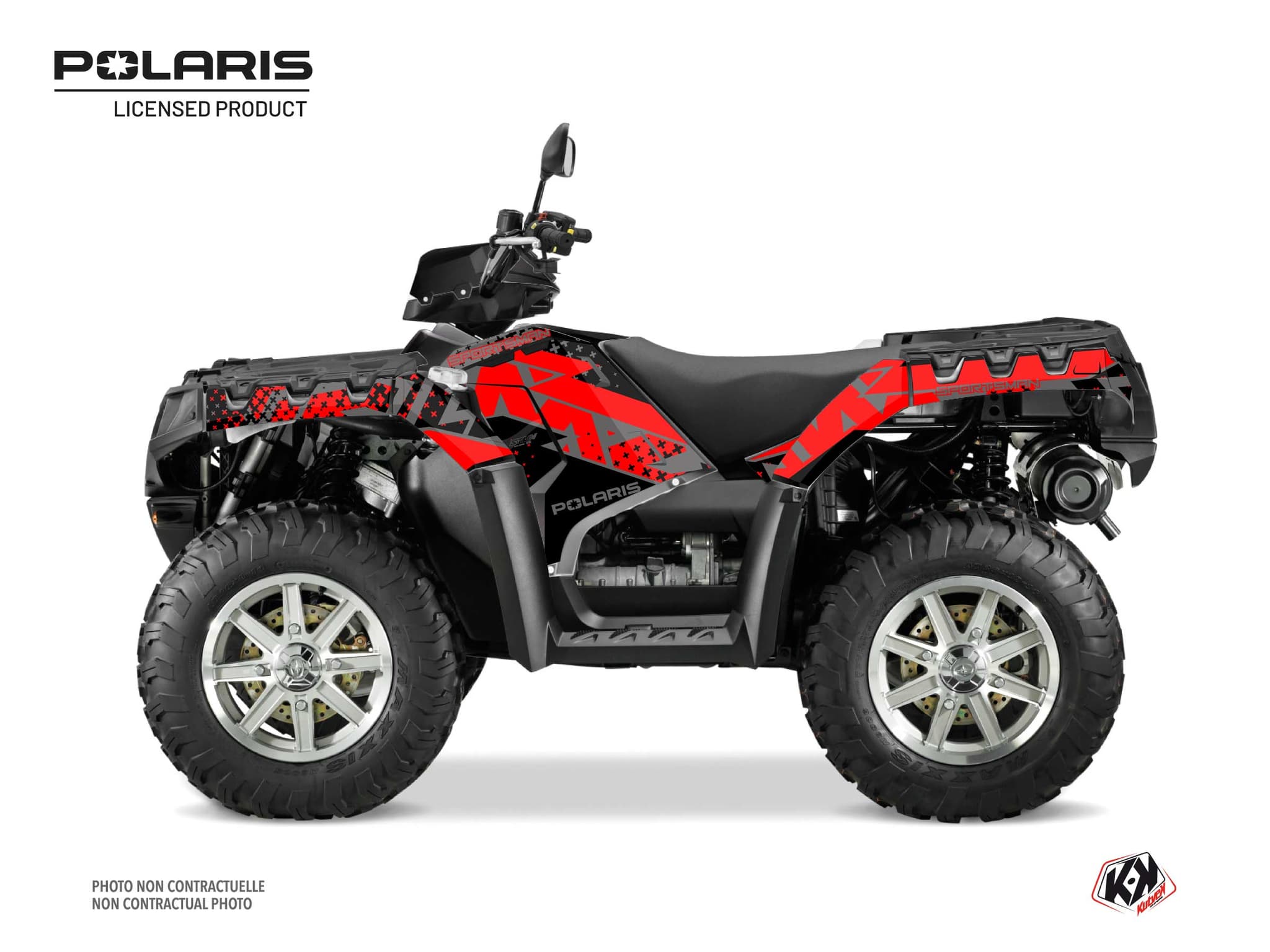 kit graphique quad polaris sportsman 1000 xp touring stun noir
