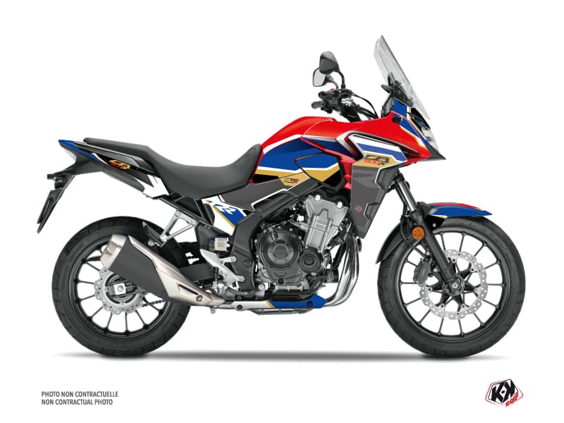 kit graphique moto honda cb 500 x run rouge | Honda | Kutvek