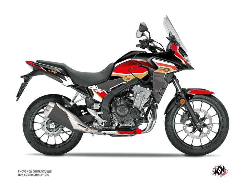 Kit Déco Moto Run Honda CB 500 X Noir | Honda | Kutvek