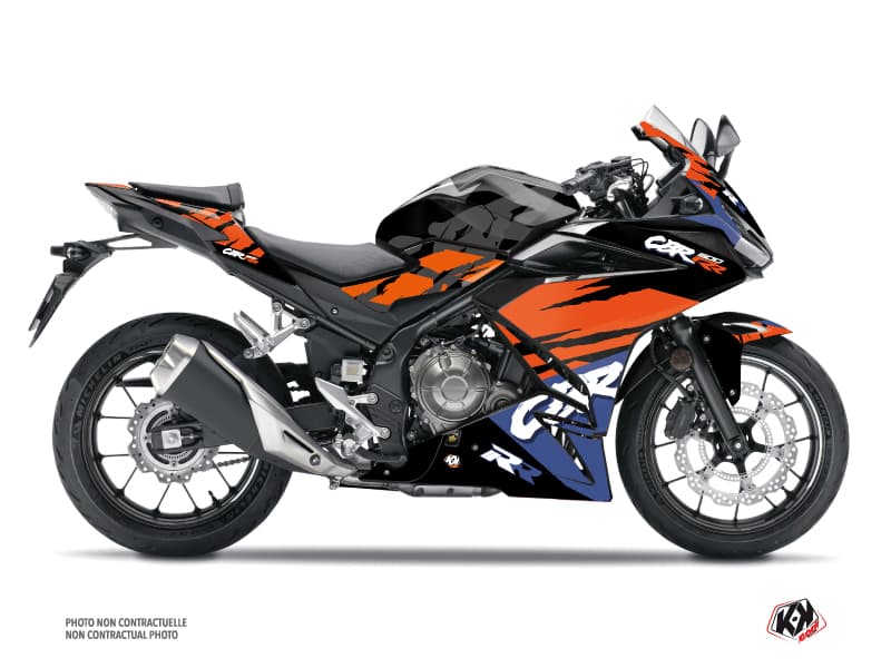 Kit Déco Moto Nineties Honda CBR 500 R Noir | Honda | Kutvek
