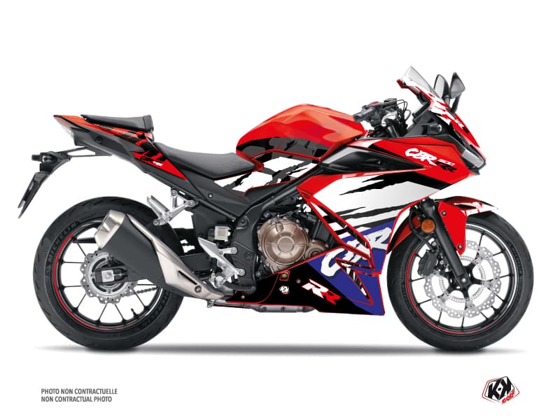 Kit Déco Moto Nineties Honda CBR 500 R Rouge | Honda | Kutvek