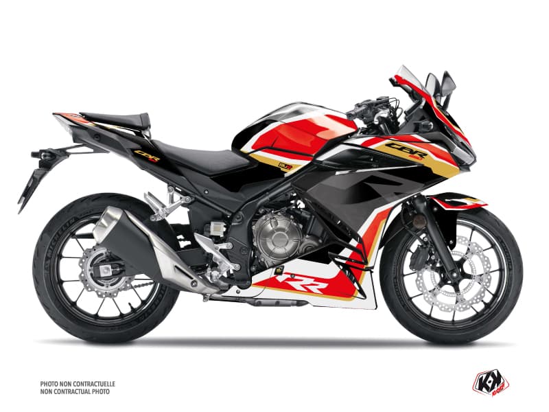 Kit Déco Moto Run Honda CBR 500 R Noir | Honda | Kutvek