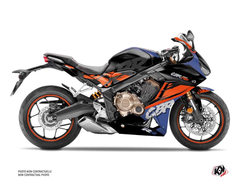 Kit Graphique Moto Nineties Honda CBR 650 R Noir