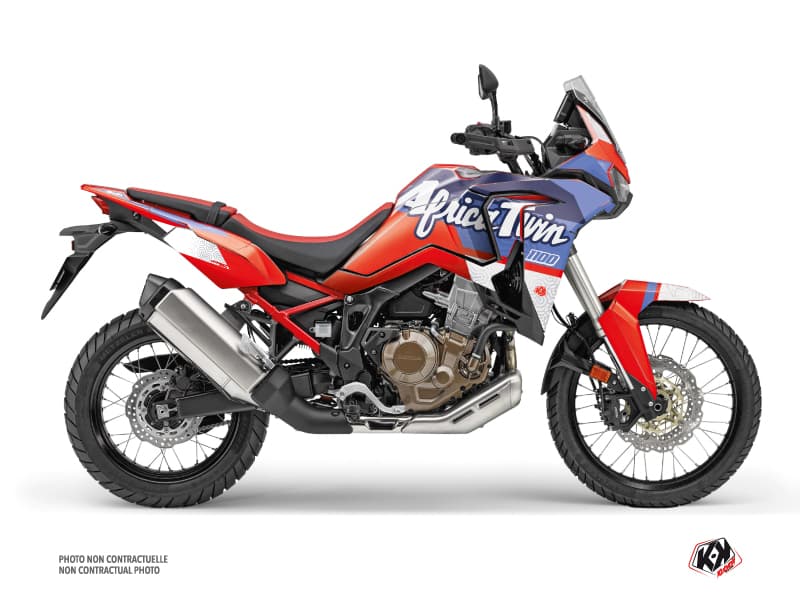 kit graphique moto rampage honda africa twin rouge