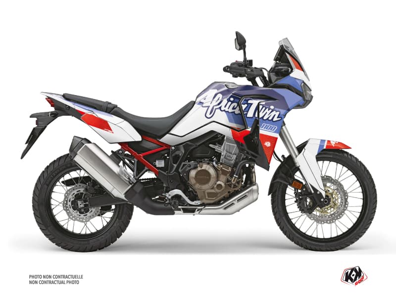 kit graphique moto rampage honda africa twin blanc