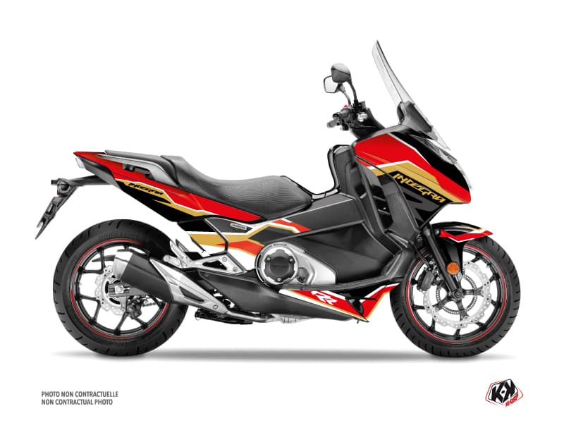 Kit Graphique Maxiscooter Run Honda Integra 750 Noir