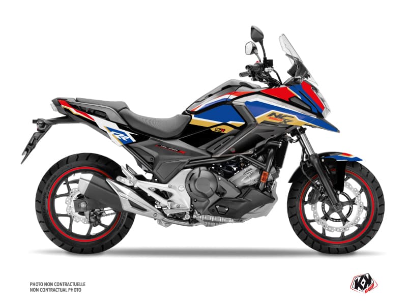 kit graphique moto honda nc 750 x run rouge | Honda | Kutvek