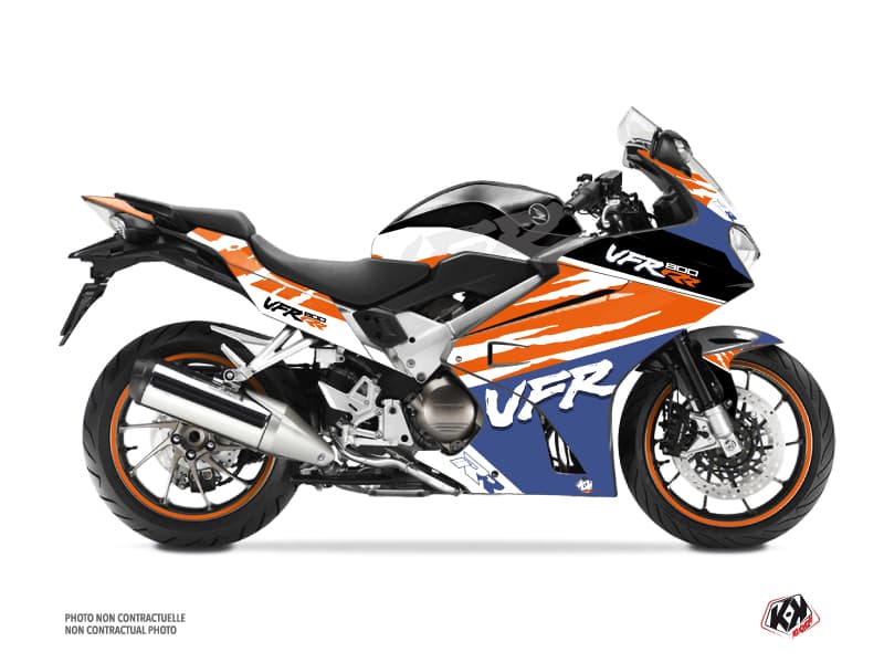 Kit Déco Moto Nineties Honda VFR 800 Blanc | Honda | Kutvek