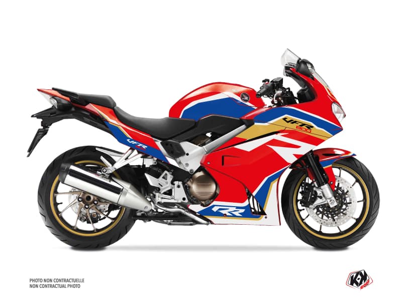 Kit Déco Moto Run Honda VFR 800 Rouge | Honda | Kutvek