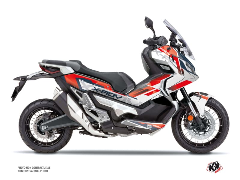 kit graphique maxi-scooter honda x-adv challenge rouge