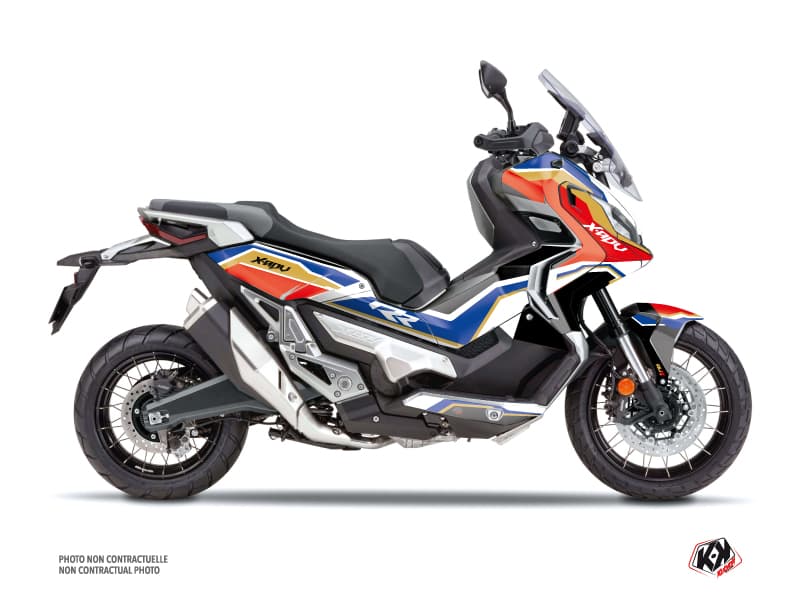 kit graphique maxi-scooter honda x-adv run rouge