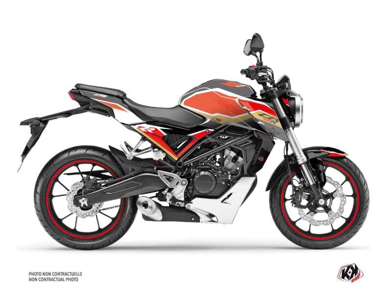 Kit Déco Moto Run Honda CB 125 R Noir | Honda | Kutvek