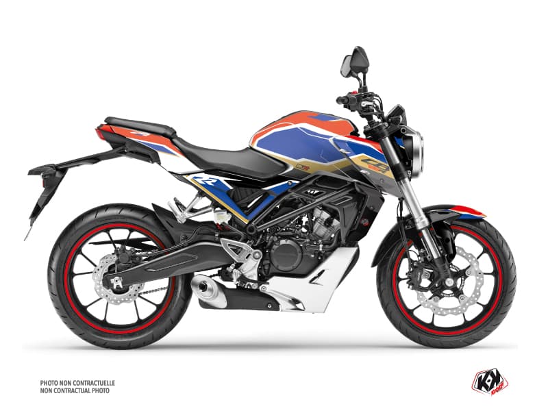 kit graphique moto honda cb 125 r run rouge | Honda | Kutvek