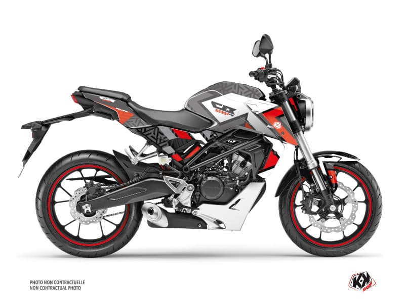 Kit Déco Moto Square Honda CB 125 R Noir | Honda | Kutvek
