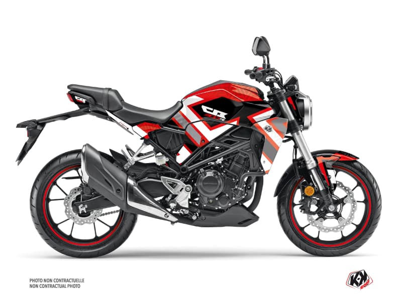 Kit Déco Moto Square Honda CB 300 R Rouge | Honda | Kutvek