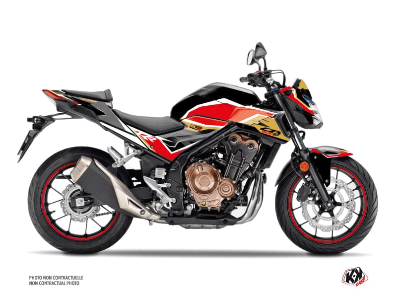 Kit Déco Moto Run Honda CB 500 F Noir | Honda | Kutvek