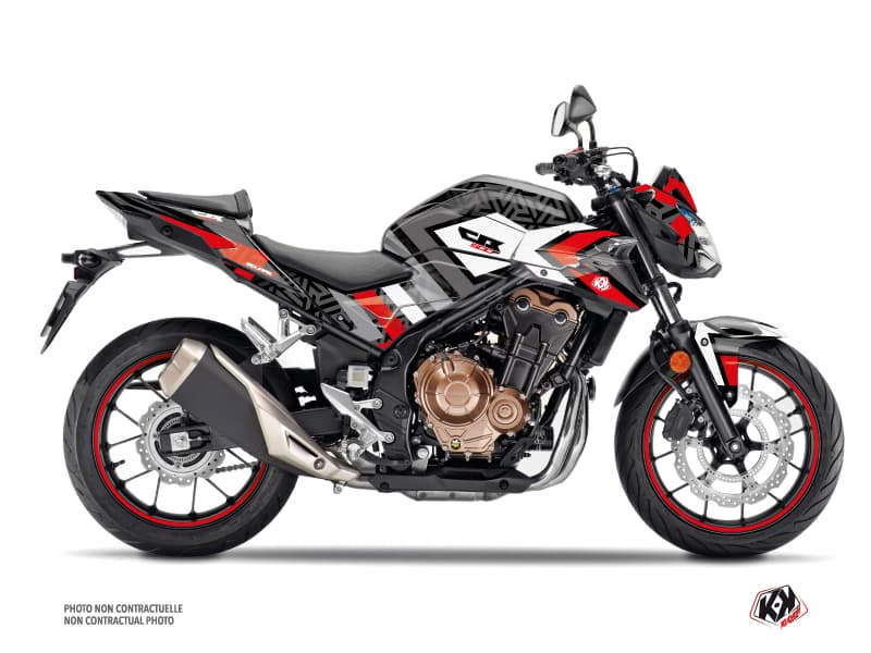 Kit Déco Moto Square Honda CB 500 F Noir | Honda | Kutvek