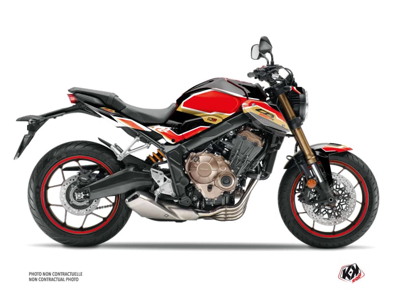 Kit Graphique Moto Run Honda CB 650 R Noir