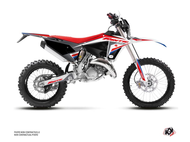 kit graphique motocross fantic xe 125 mantova bleu