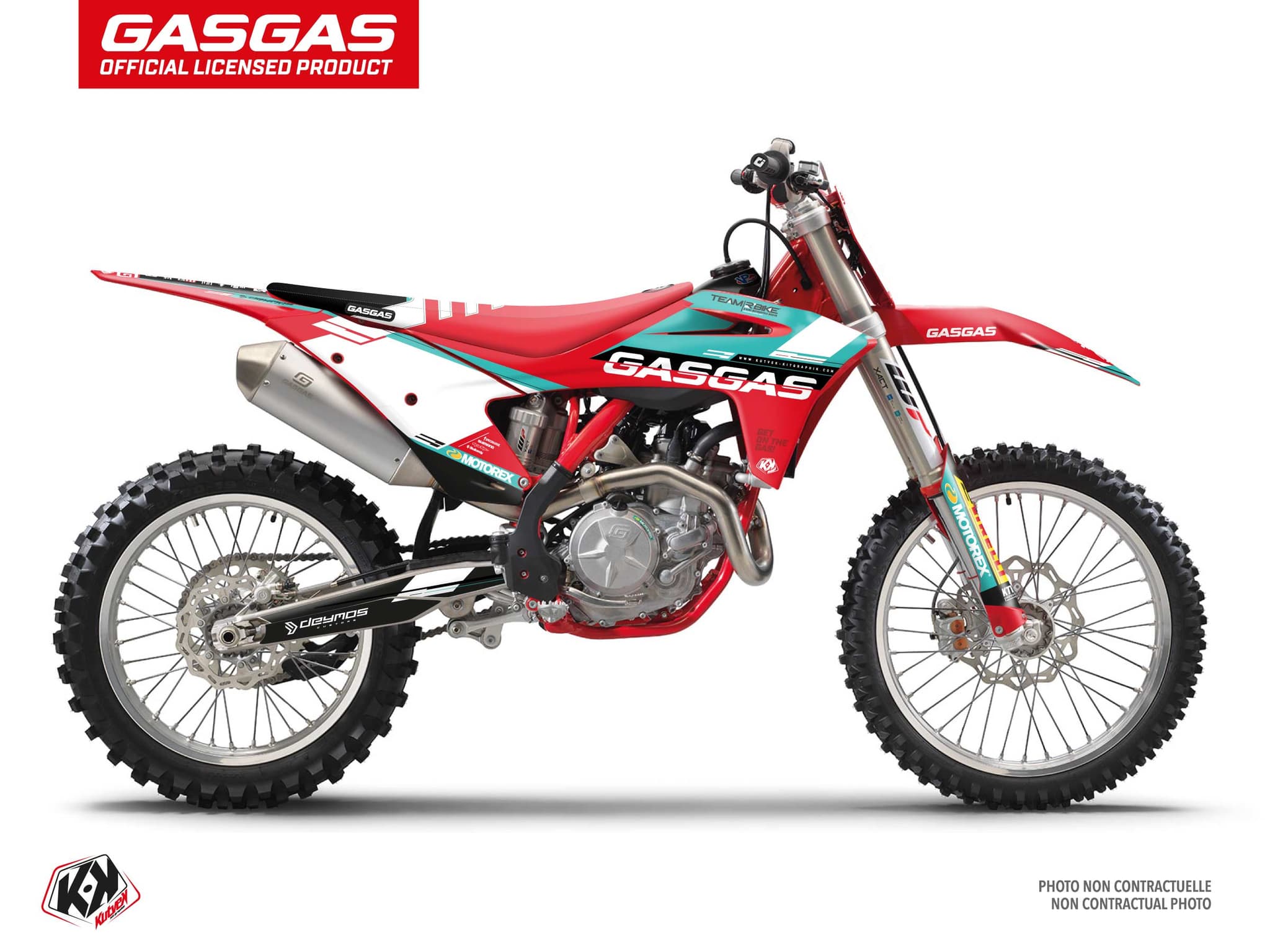 kit graphique motocross gasgas ex 300 replica team rbike k22 | GASGAS | Kutvek