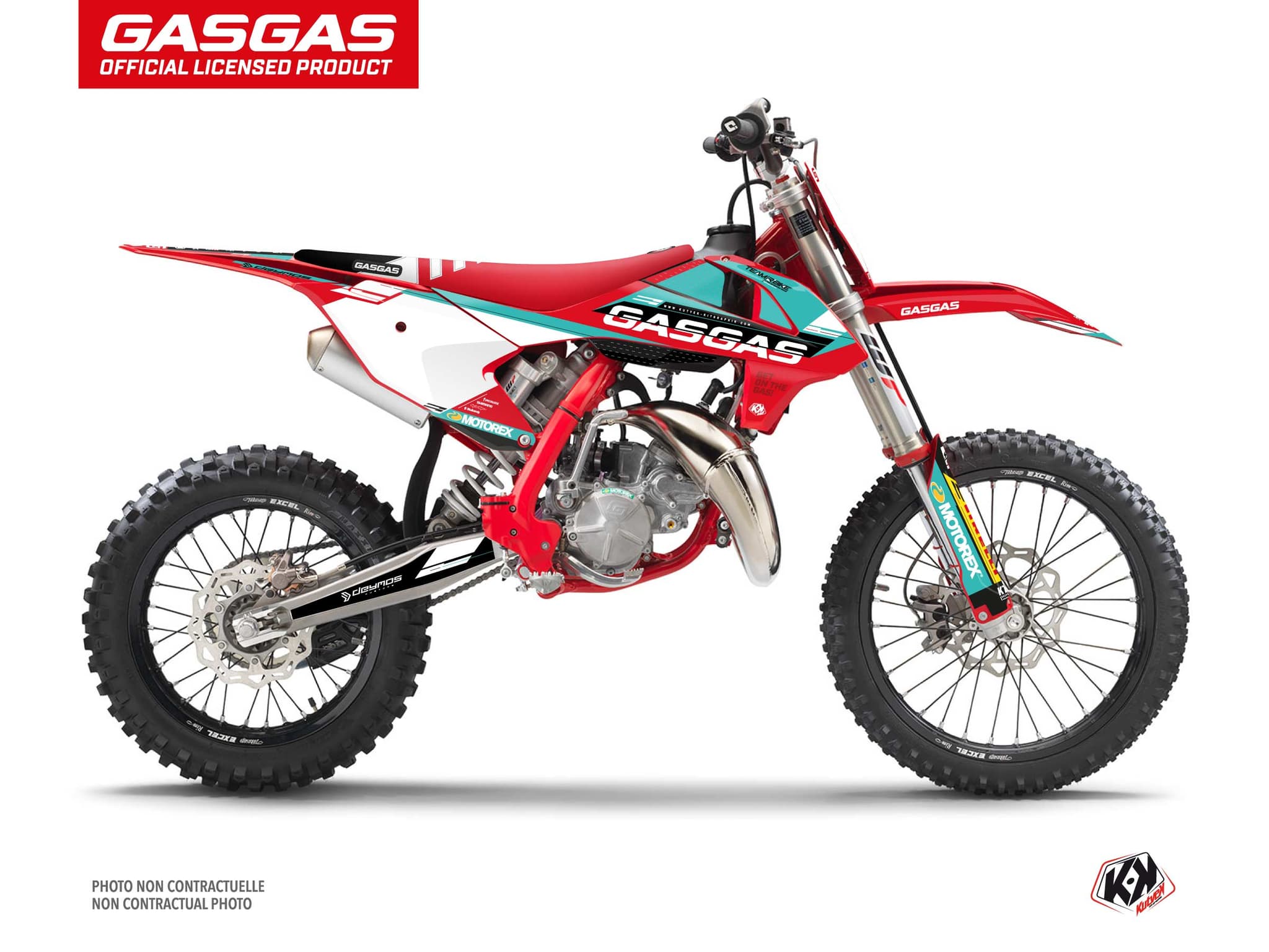 deko-set moto-cross gasgas mc 85 replica team rbike k22