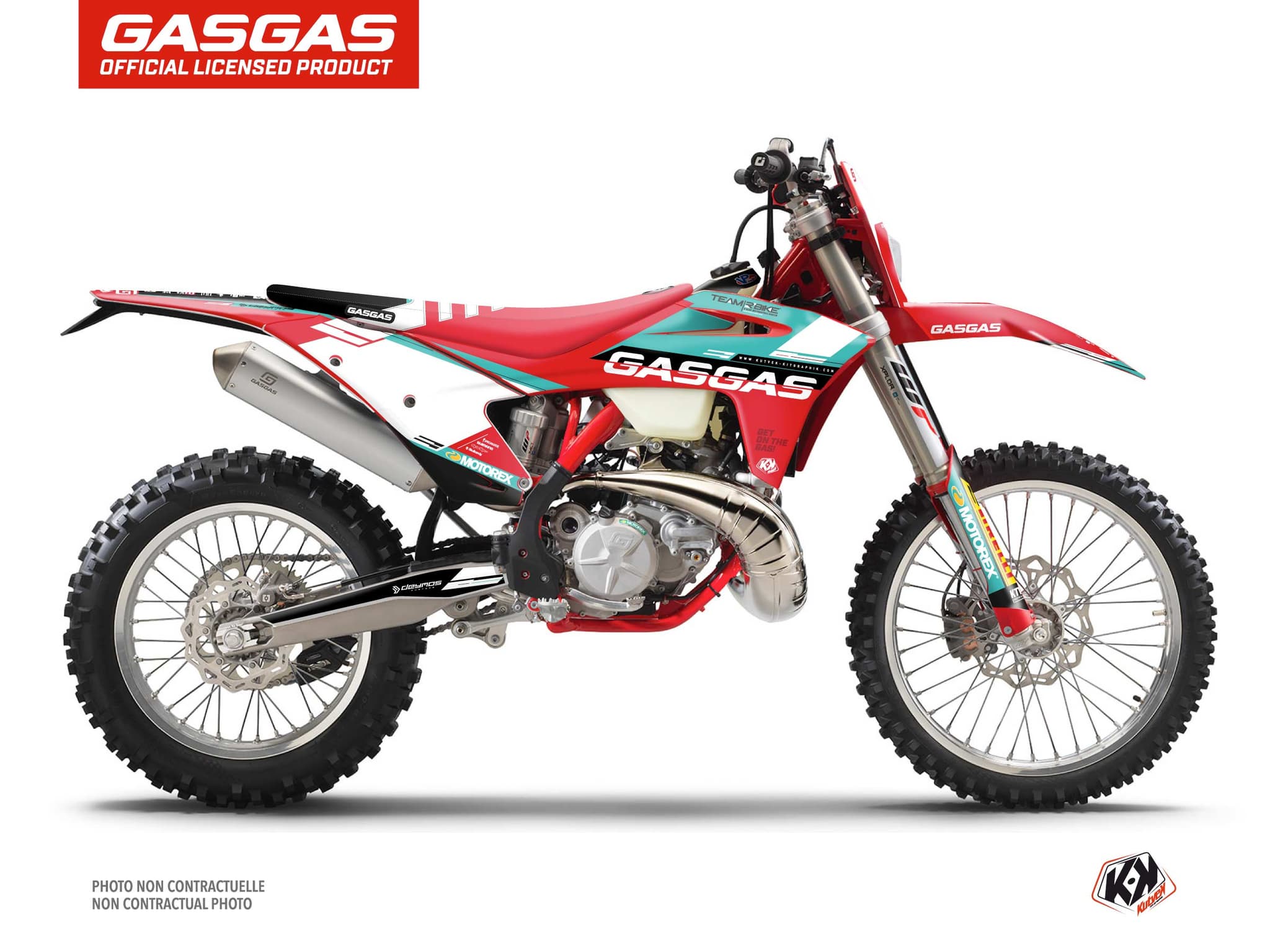 kit graphique motocross gasgas ec replica team rbike k22