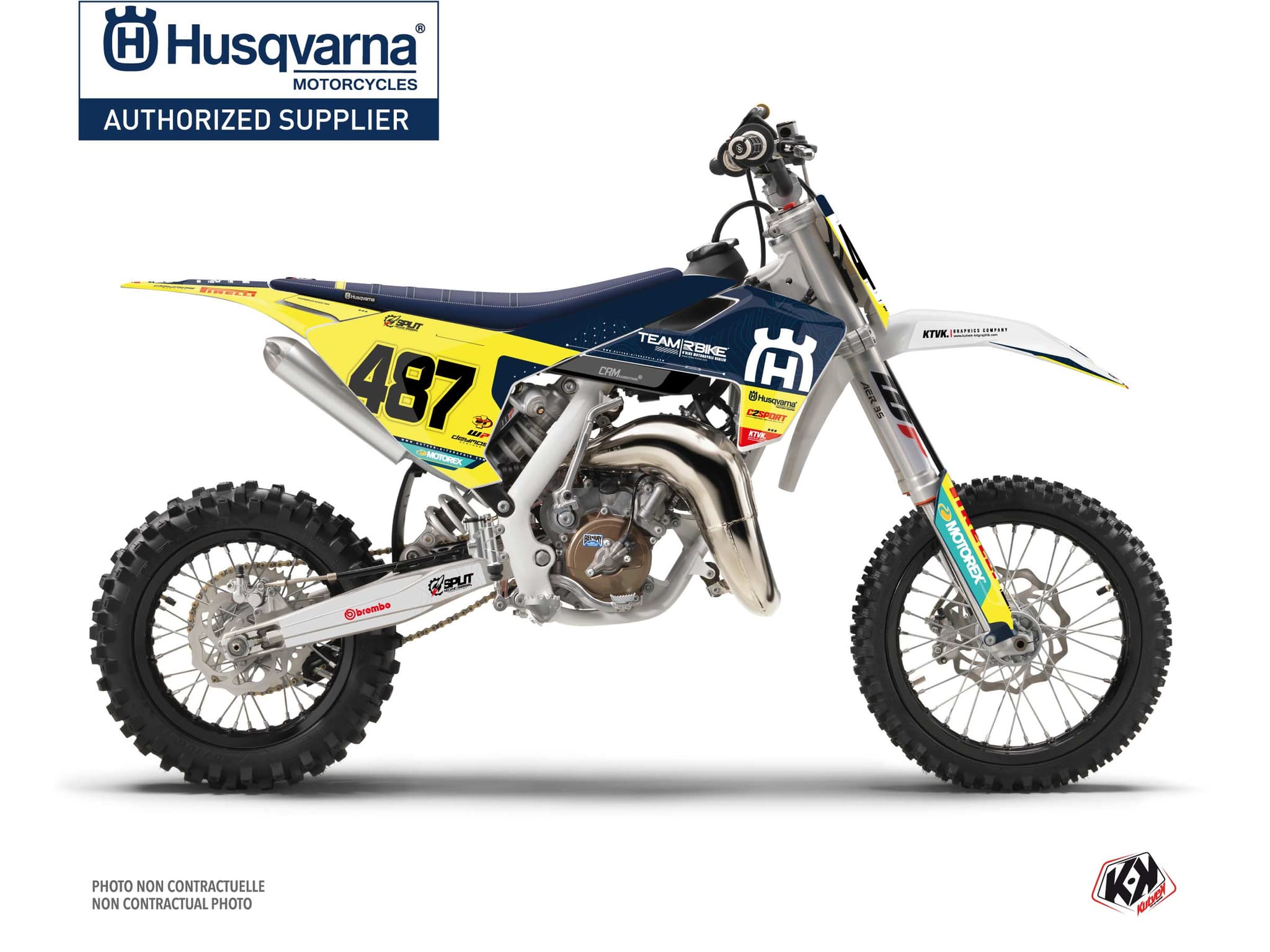 kit graphique motocross husqvarna tc 65 replica team rbike k23