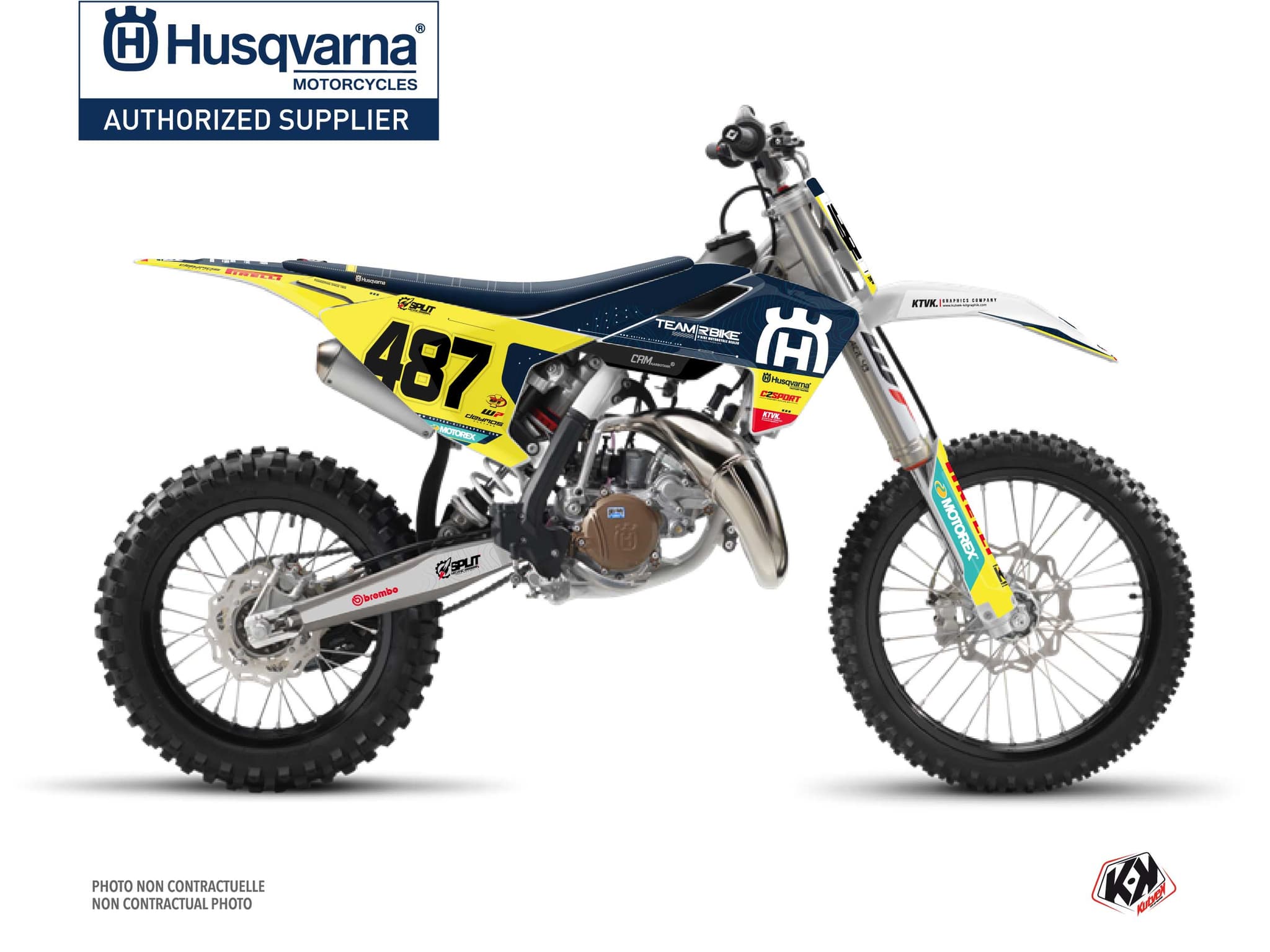 kit graphique motocross husqvarna tc 85 replica team rbike k23