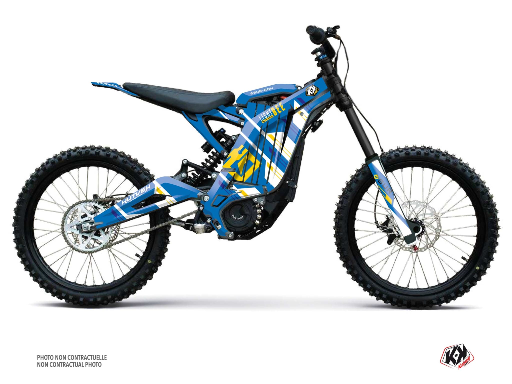 deko-set moto-cross sur-ron light-bee homologuée x slice blau | Sur-Ron | Kutvek