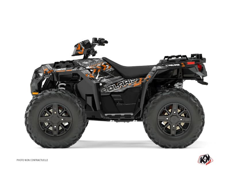 kit graphique quad polaris sportsman 850 lifter orange