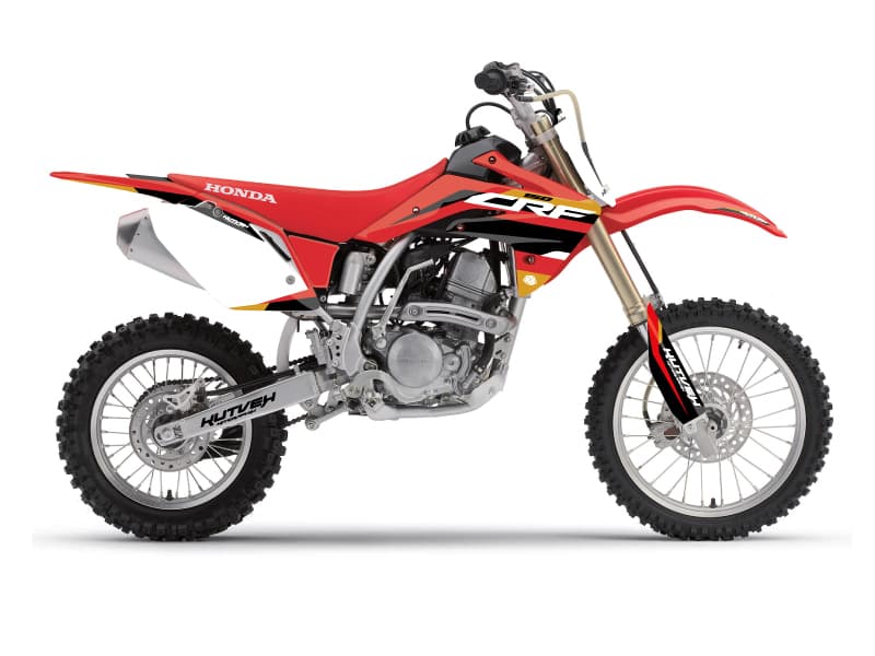 kit graphique motocross honda crf 150 r league or