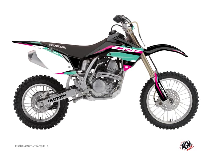 kit graphique motocross honda crf 150 r league turquoise