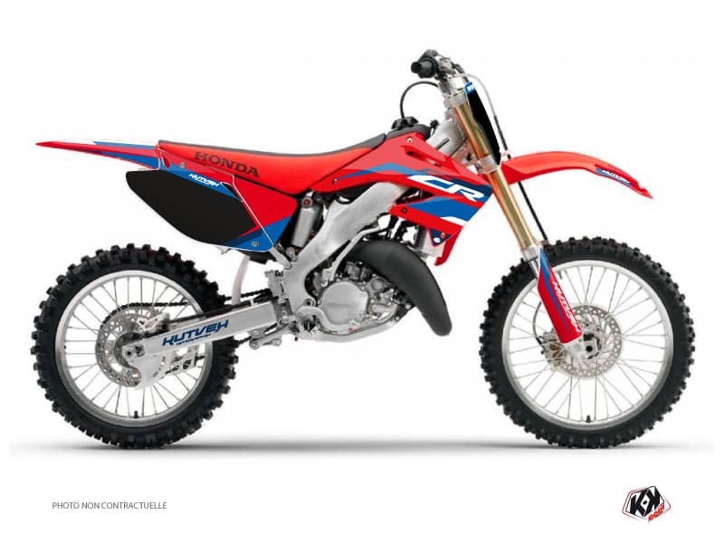 kit graphique motocross honda cr 125 league rouge