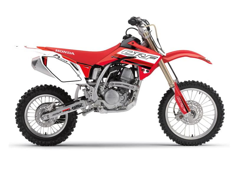 kit graphique motocross honda crf 150 r first rouge
