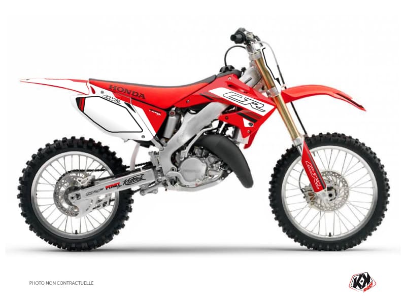 kit graphique motocross honda cr 125 first rouge