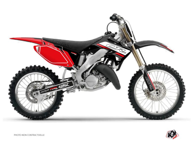 Kit graphique Moto Cross First Honda 125 CR Noir