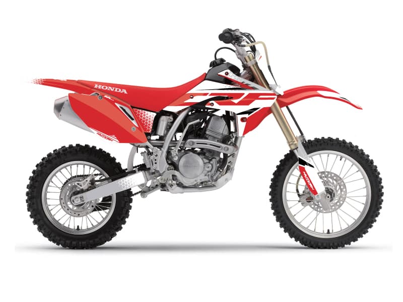 kit graphique motocross honda crf 150 r nasting blanc-rouge