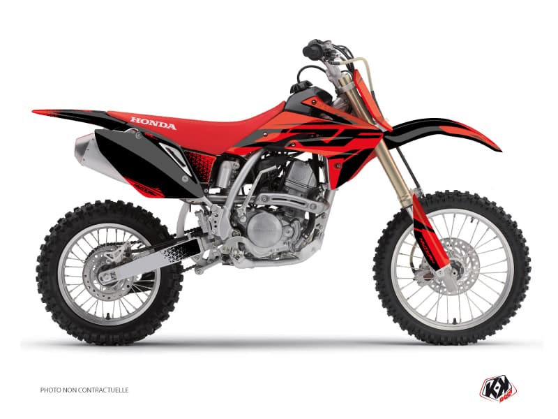 kit graphique motocross honda crf 150 r nasting rouge-noir