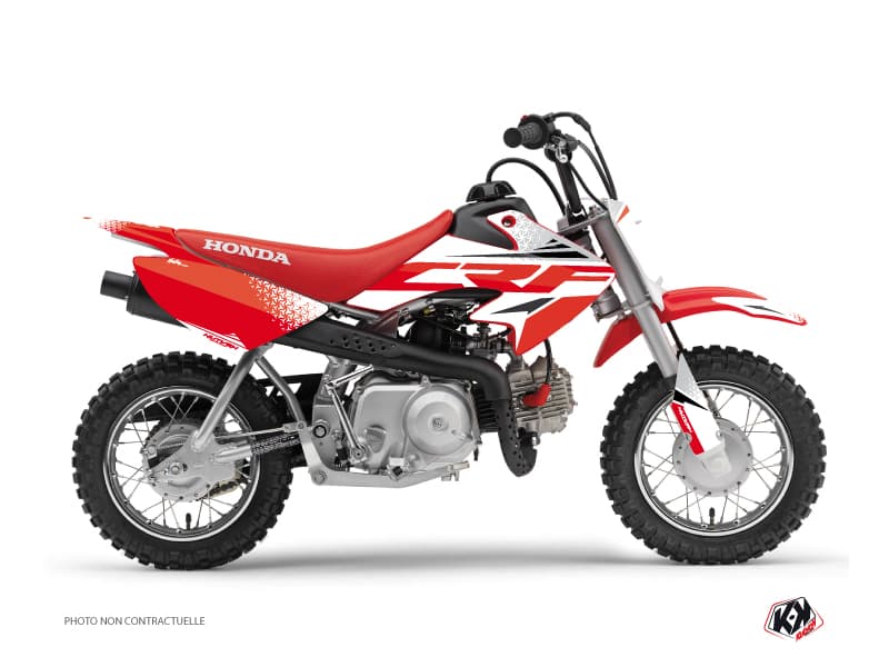 kit decorativo moto-cross nasting honda 50 crf bianco rosso | Honda | Kutvek