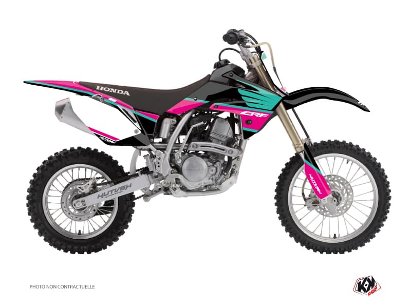 kit graphique motocross honda crf 150 r wing turquoise